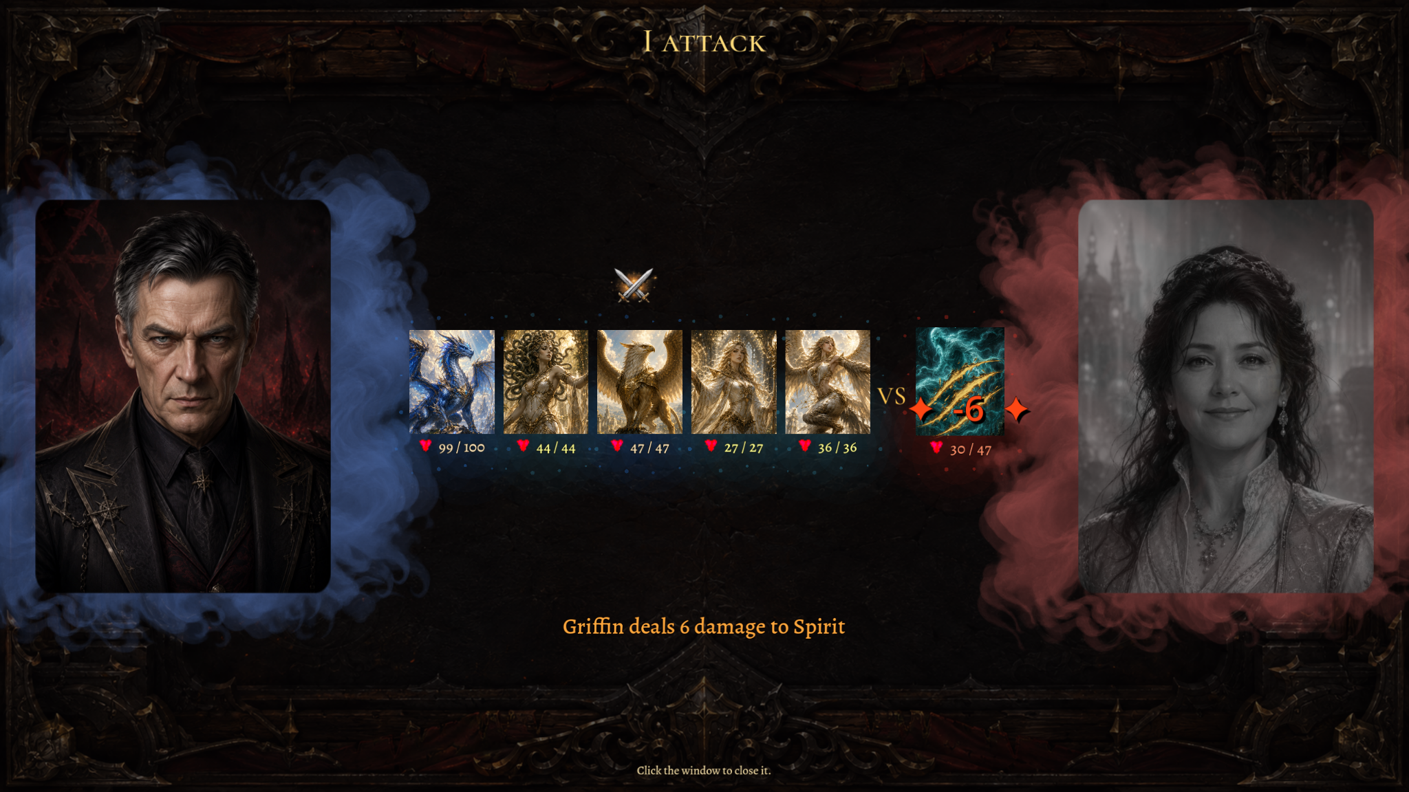 Ultimate Cards of War combat